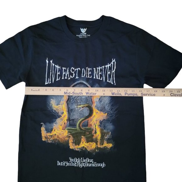 27 Club Mens Black Cotton Crew Neck Short Sleeve Pullover T Shirt Size Small - Picture 5 of 6